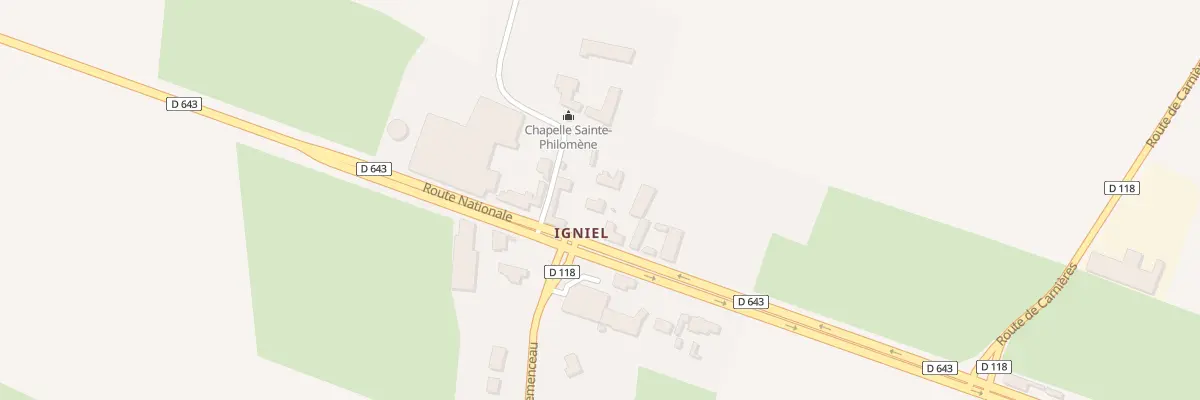Plan du 6 Rte Nationale à Estourmel