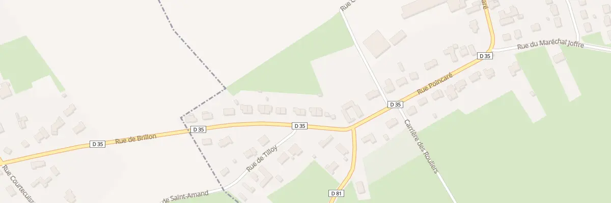 Plan du 44 Rue Poincare à Brillon