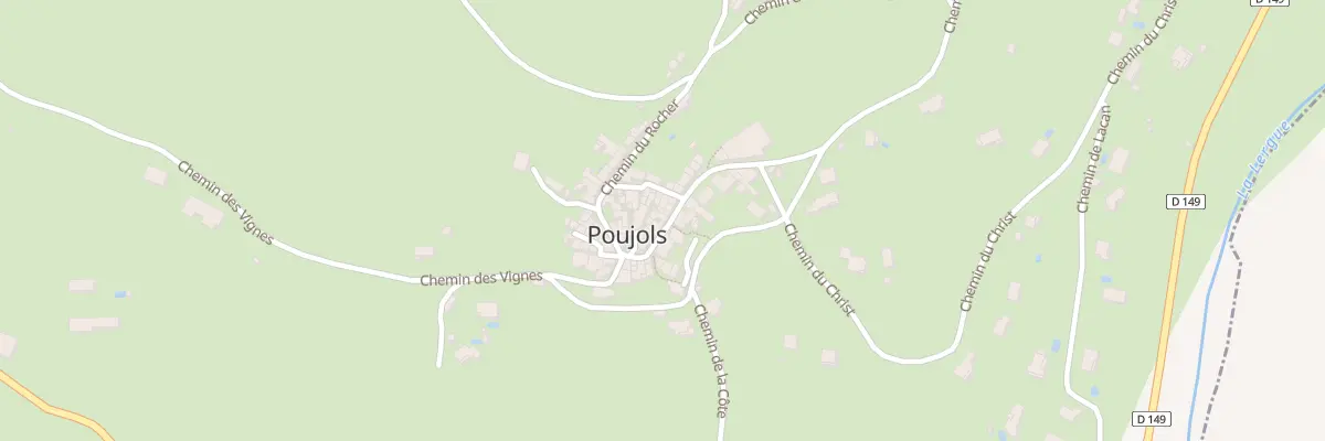 Plan du 6 Rue Grand Rue à Poujols
