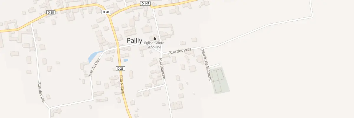 Plan du 2 Rue des Pres à Pailly
