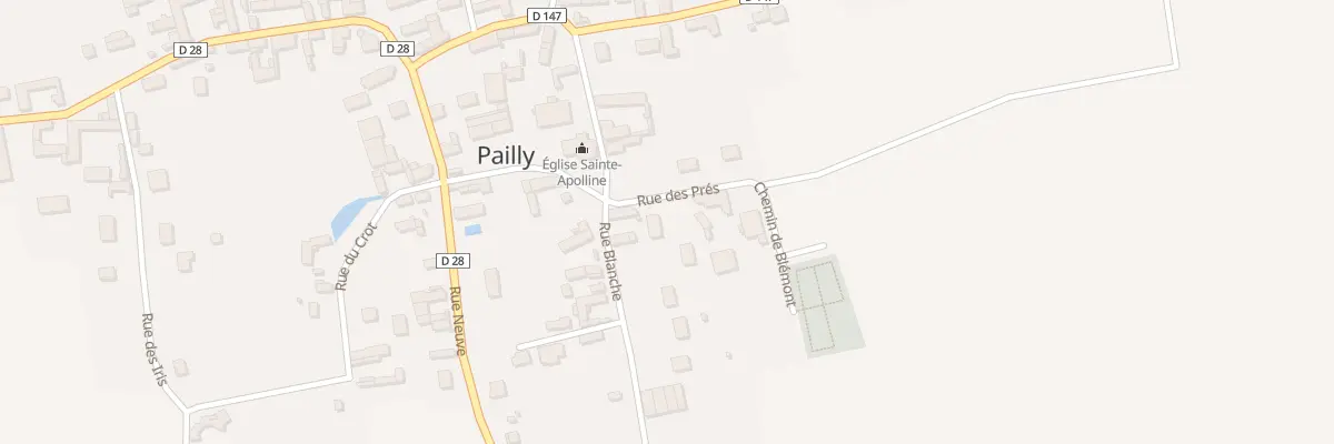 Plan du 2 Rue des Pres à Pailly