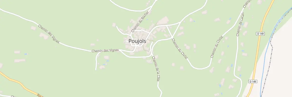 Plan du 5005 Rue des Jardins à Poujols