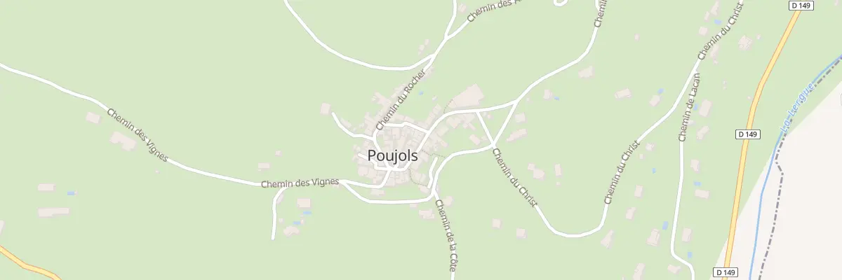 Plan du 5073 Rue Grand Rue à Poujols