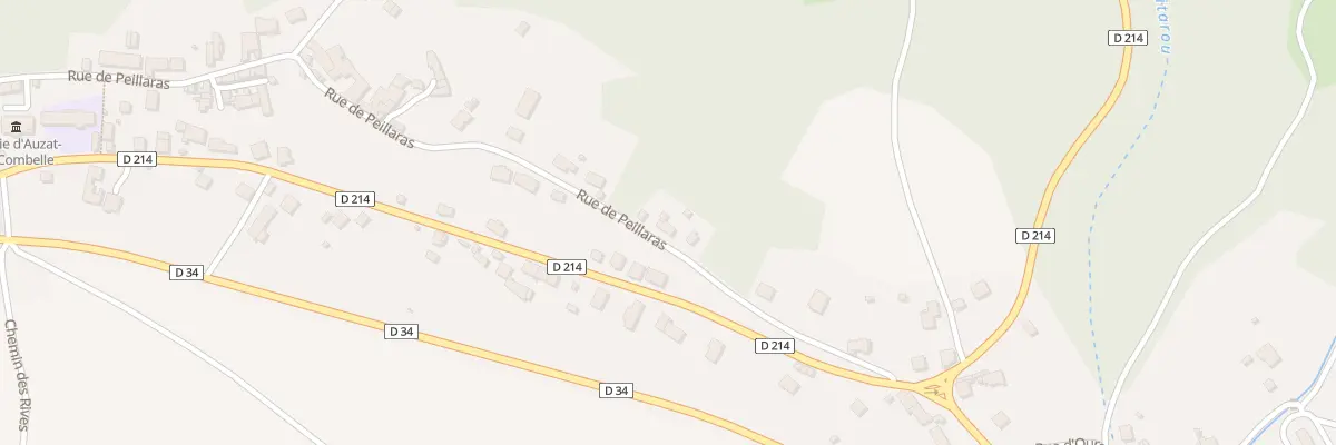 Plan du 63 Rue de Peillaras à Auzat-la-Combelle
