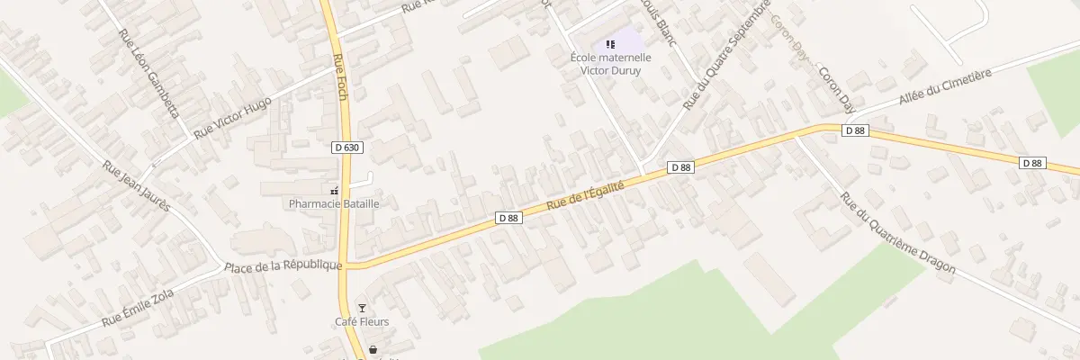 Plan du 25 Rue de l’Egalite à Iwuy
