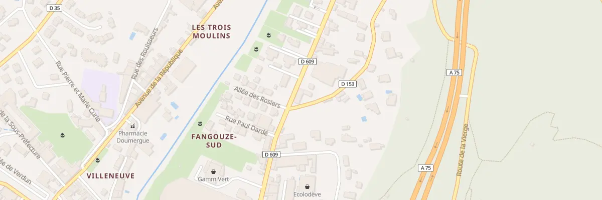 Plan du 15 Rte de Soumont à Lodève