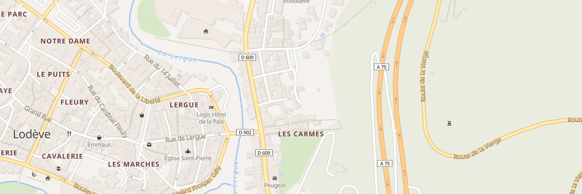 Plan du 58 Rue de la Mercerie à Lodève