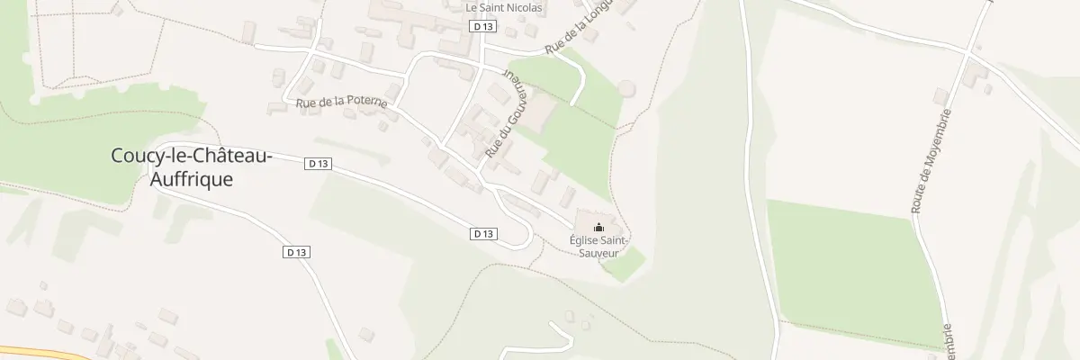 Plan du 286 Coucy à Coucy-le-Château-Auffrique