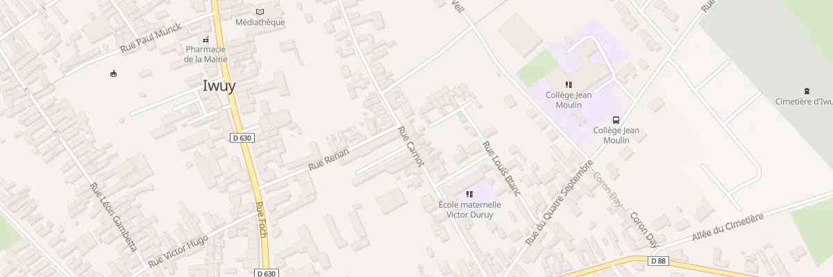 Plan du 24 Rue Carnot à Iwuy