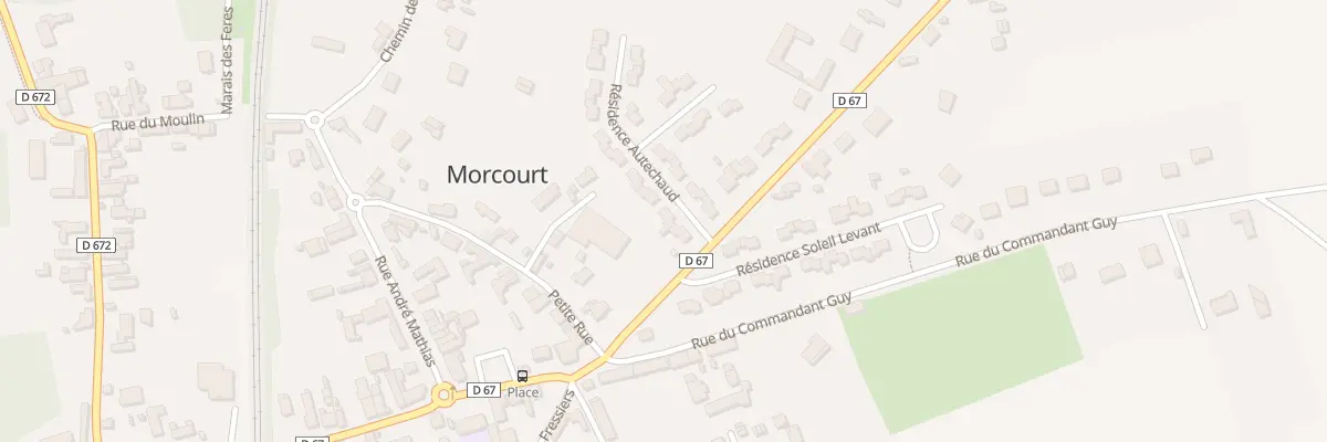 Plan du 6 Res Autechaud à Morcourt