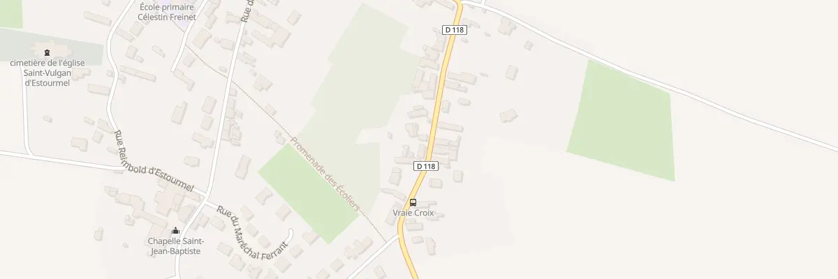 Plan du 22 Rue du Gen de Gaulle à Estourmel