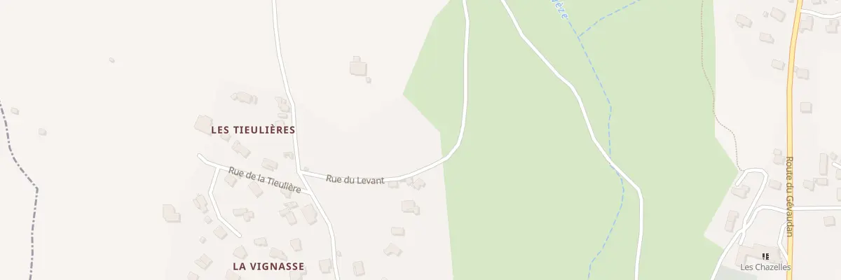 Plan du 9 Rue du Levant à Montrodat