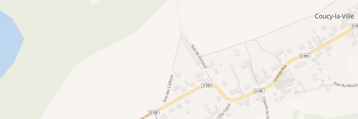 Plan du 1 Rue des Cailloux à Coucy-la-Ville