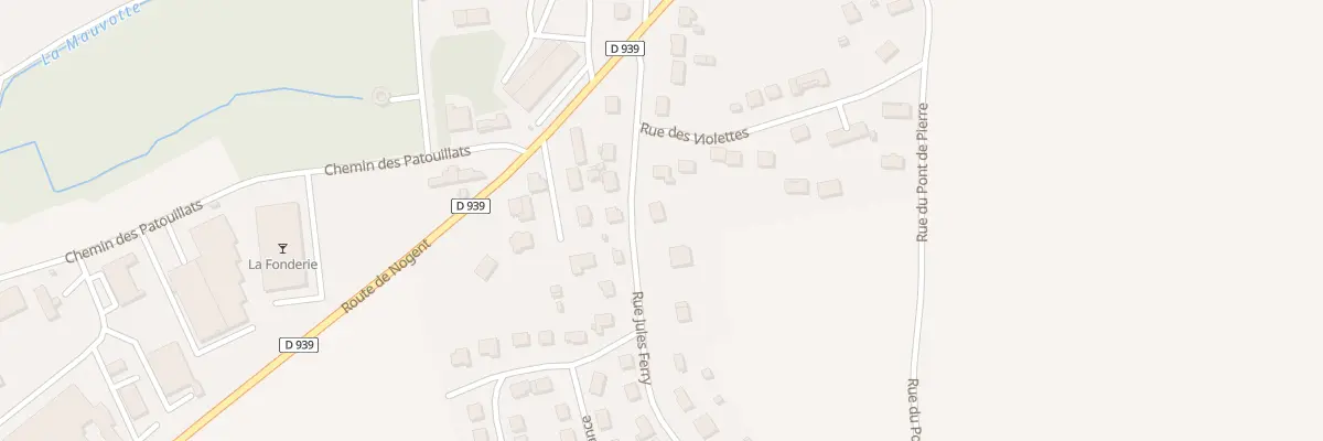 Plan du 9 Rue Jules Ferry à Soucy