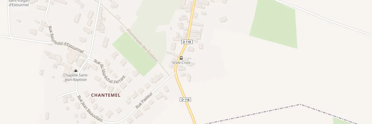Plan du 25 Rue du Gen de Gaulle à Estourmel