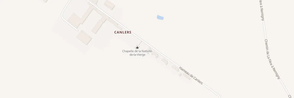 Plan du 9004 Hameau de Canlers à Travecy