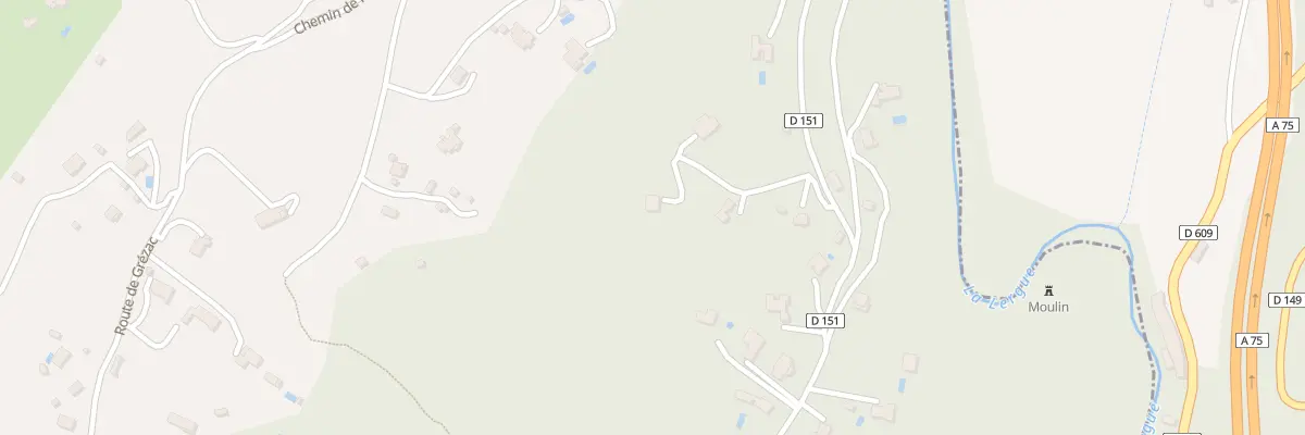 Plan du 889B Vieux Chemin de Poujols à Lodève