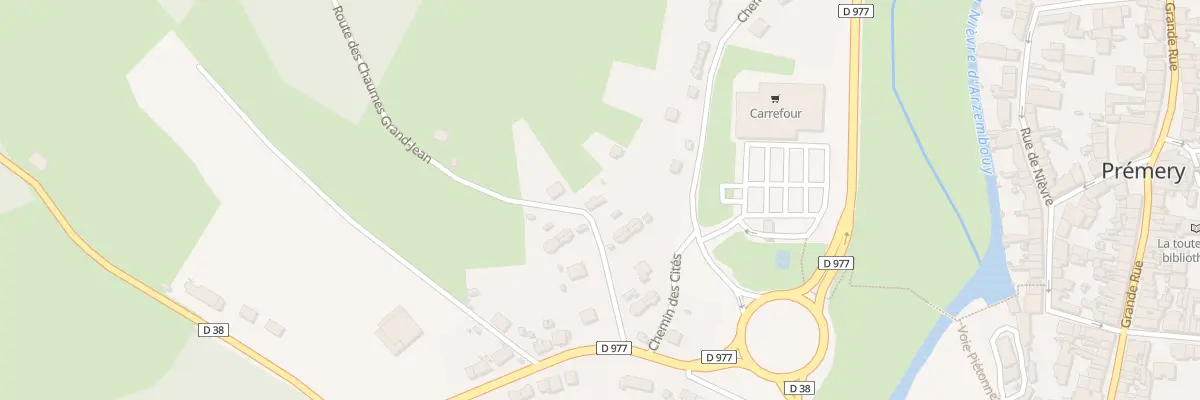 Plan du 43 Rte des Chaumes Grand-Jean à Prémery