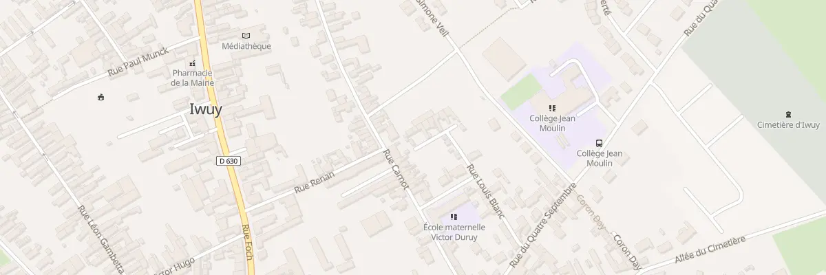 Plan du 26 Rue Carnot à Iwuy