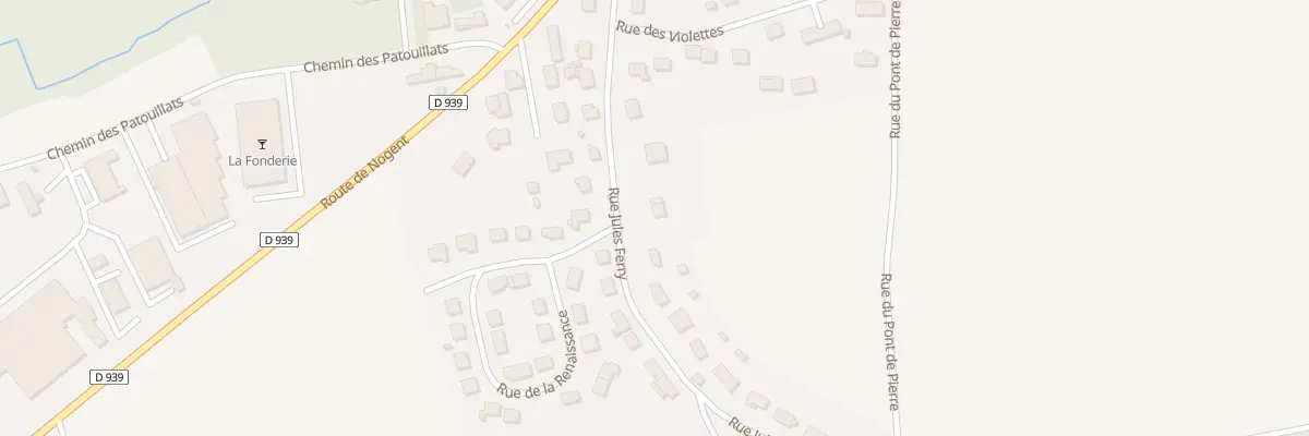 Plan du 13A Rue Jules Ferry à Soucy