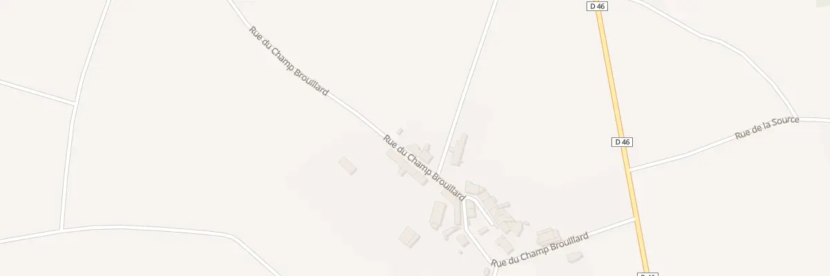 Plan du 10 Rue du Champ Brouillard à Bellot