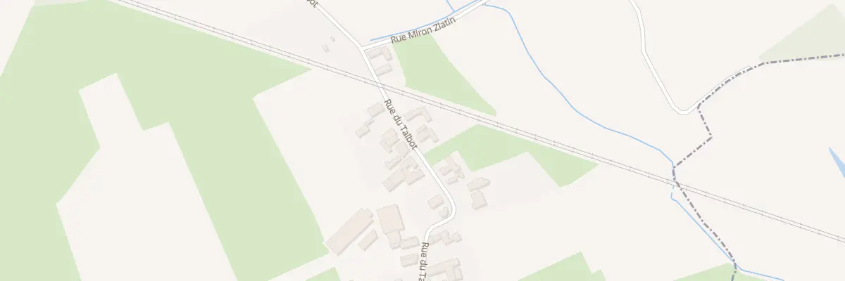 Plan du 686 Rue du Talbot à Landas