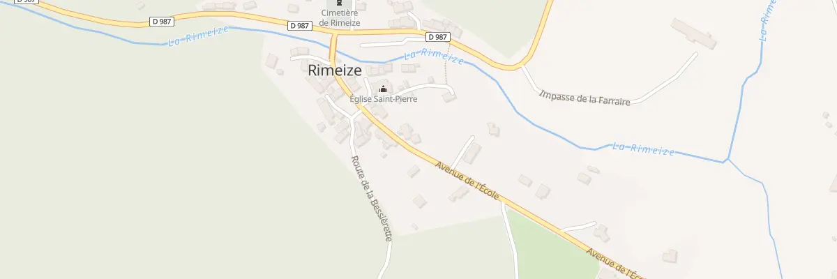 Plan du 11 Av de l’École à Rimeize
