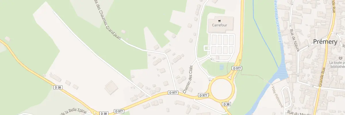 Plan du 45 Rte des Chaumes Grand-Jean à Prémery