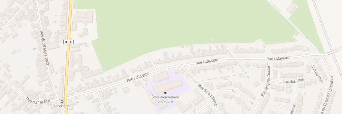 Plan du 43 Rue Lafayette à Iwuy