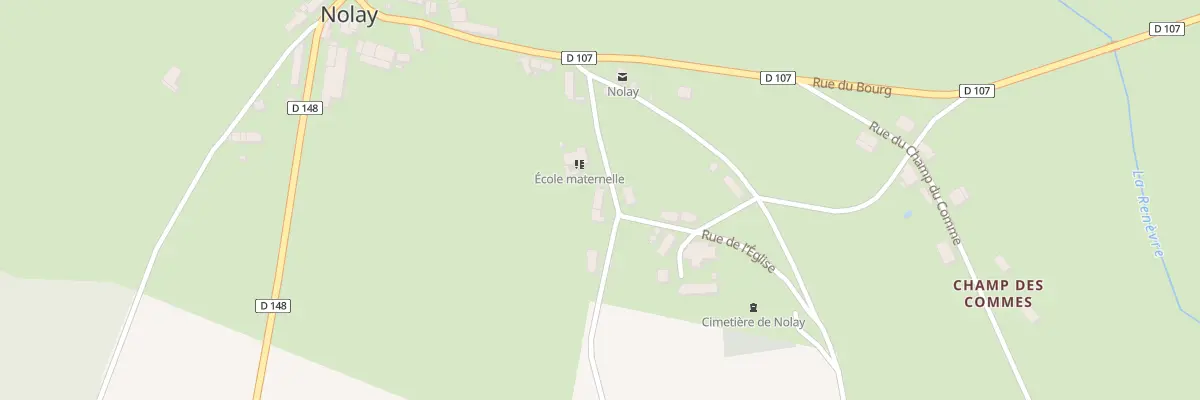 Plan du 5 Rue de l’Eglise à Nolay