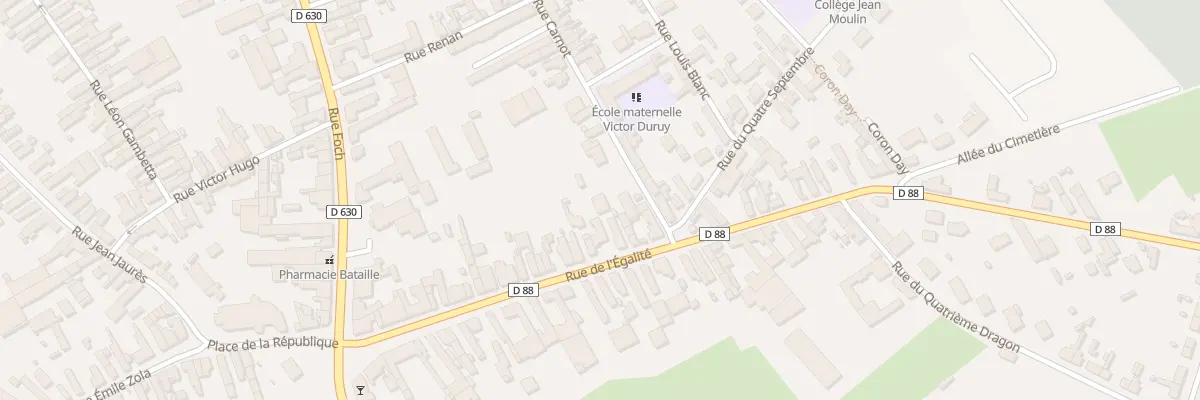 Plan du 33 Rue de l’Egalite à Iwuy