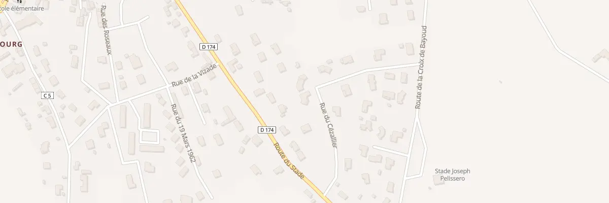 Plan du 5 Rue du Cézallier à Vergongheon