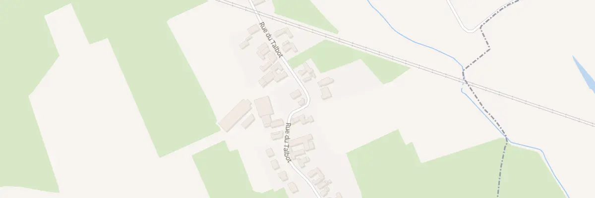 Plan du 617 Rue du Talbot à Landas