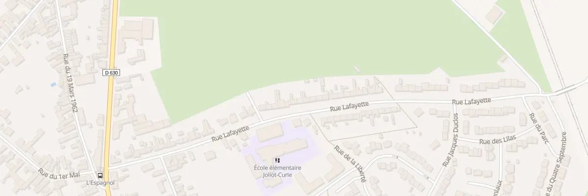 Plan du 45 Rue Lafayette à Iwuy