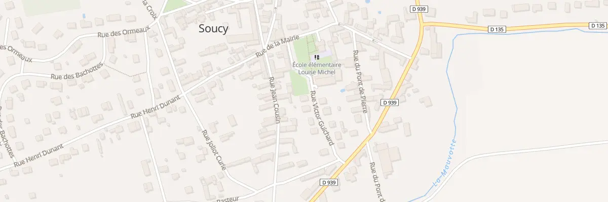 Plan du 2 Rue Victor Guichard à Soucy