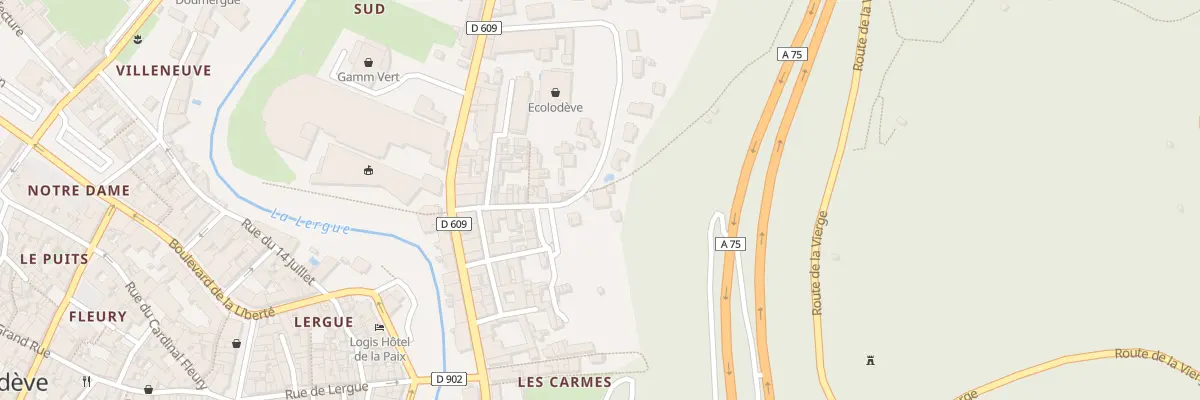 Plan du 259 Rue de la Draille à Lodève