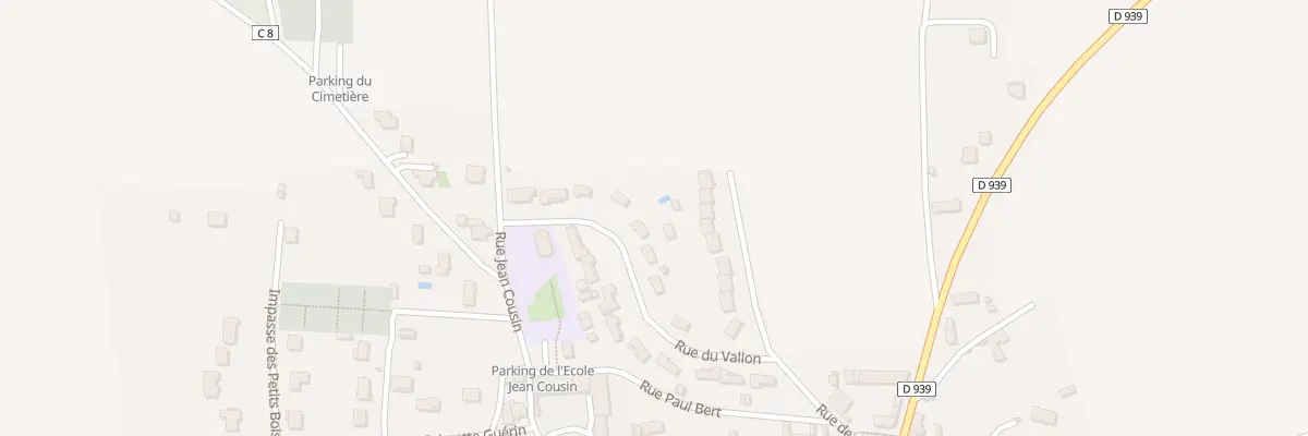 Plan du 9 Rue du Vallon à Soucy