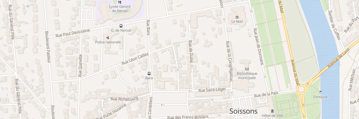 Plan du 10 Rue Frizebois à Soissons