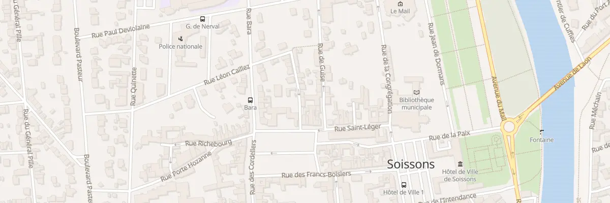 Plan du 4 Rue Frizebois à Soissons