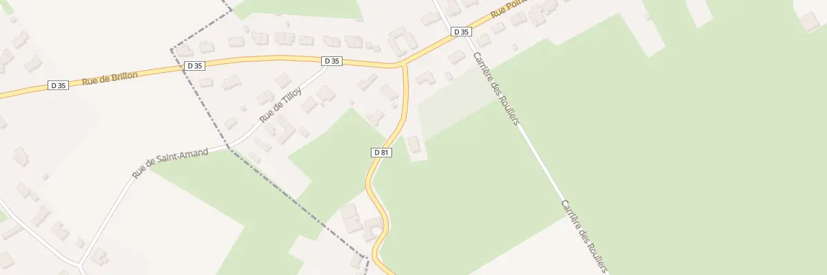 Plan du 1 Rue de Warlaing à Brillon