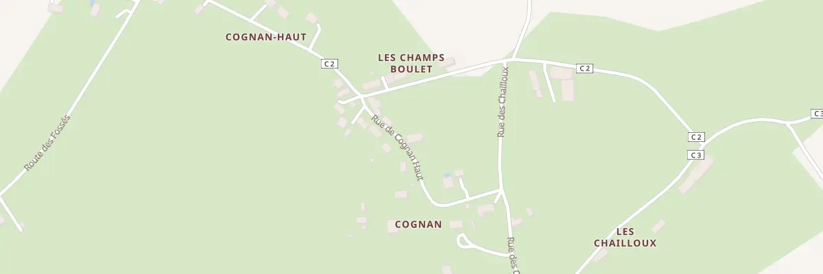 Plan du 16 Cognan à Vaux d’Amognes
