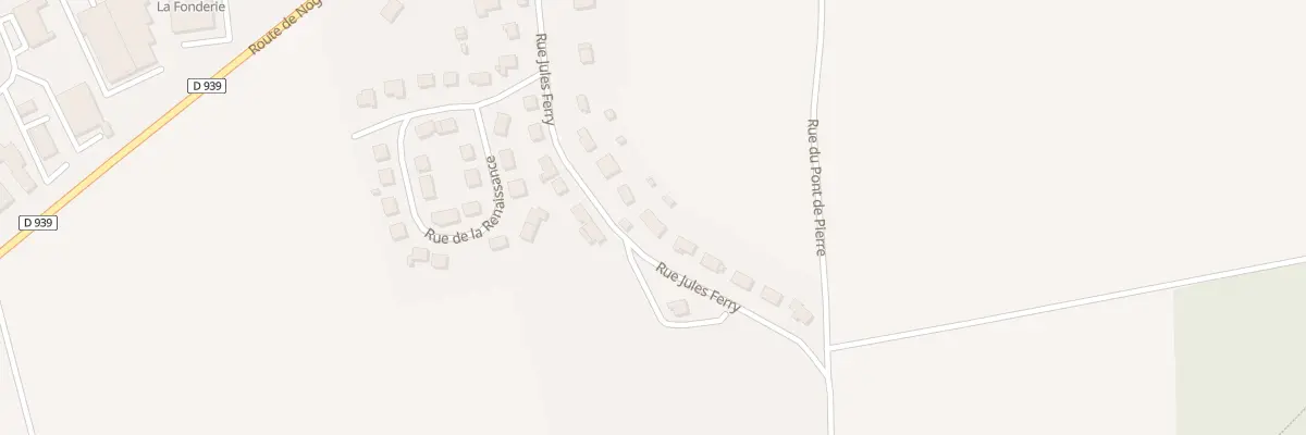 Plan du 23 Rue Jules Ferry à Soucy