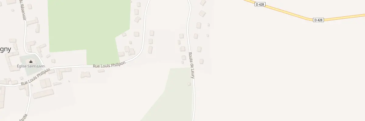 Plan du 4 Rte de Leury à Juvigny