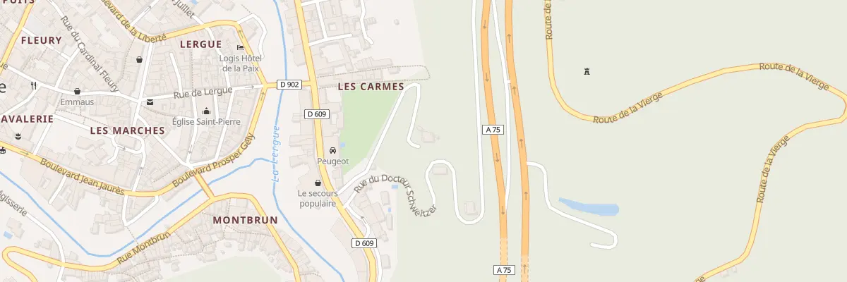 Plan du 4B Av Denfert Rochereau à Lodève