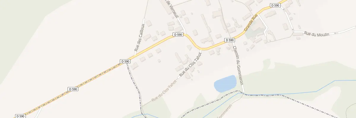 Plan du 14 Rue des Cailloux à Coucy-la-Ville