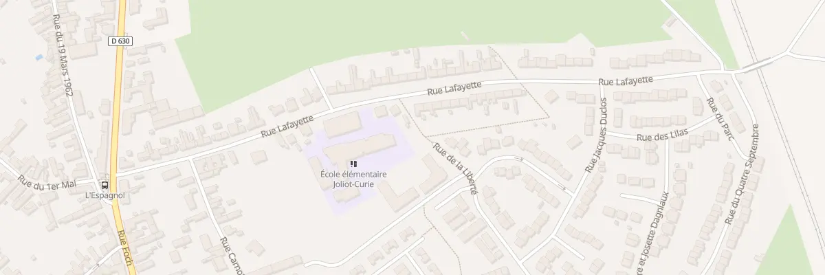 Plan du 14 Rue Lafayette à Iwuy