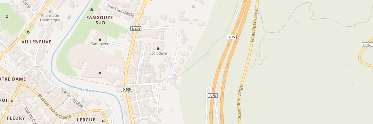 Plan du 193 Rue de la Draille à Lodève