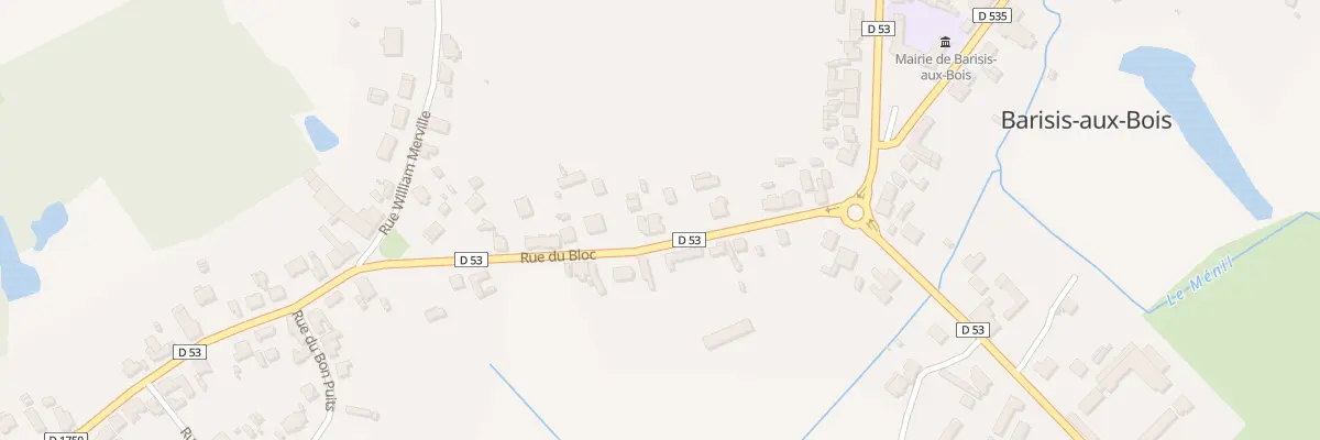 Plan du 14 Rue du Bloc à Barisis-aux-Bois
