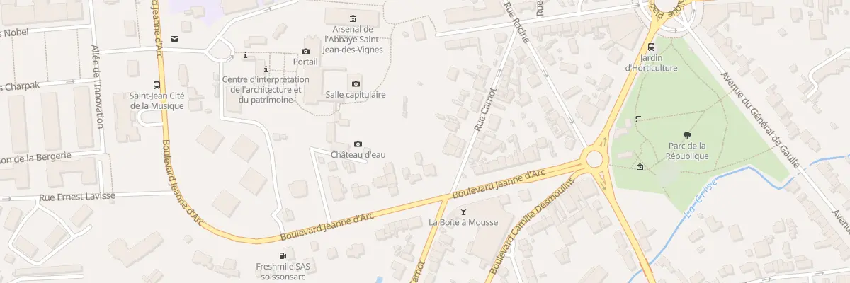 Plan du 18 Rue Carnot à Soissons