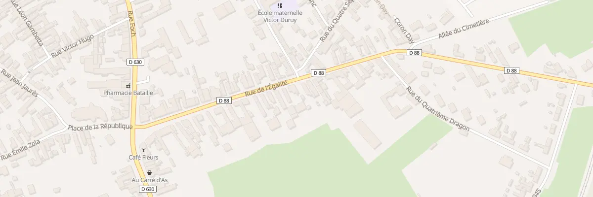 Plan du 42 Rue de l’Egalite à Iwuy